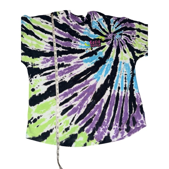 Disney 2022 Oogie Boogie Bash Tie-Dye Halloween Glow‎ In The Dark Spirit Jersey - Picture 9 of 11